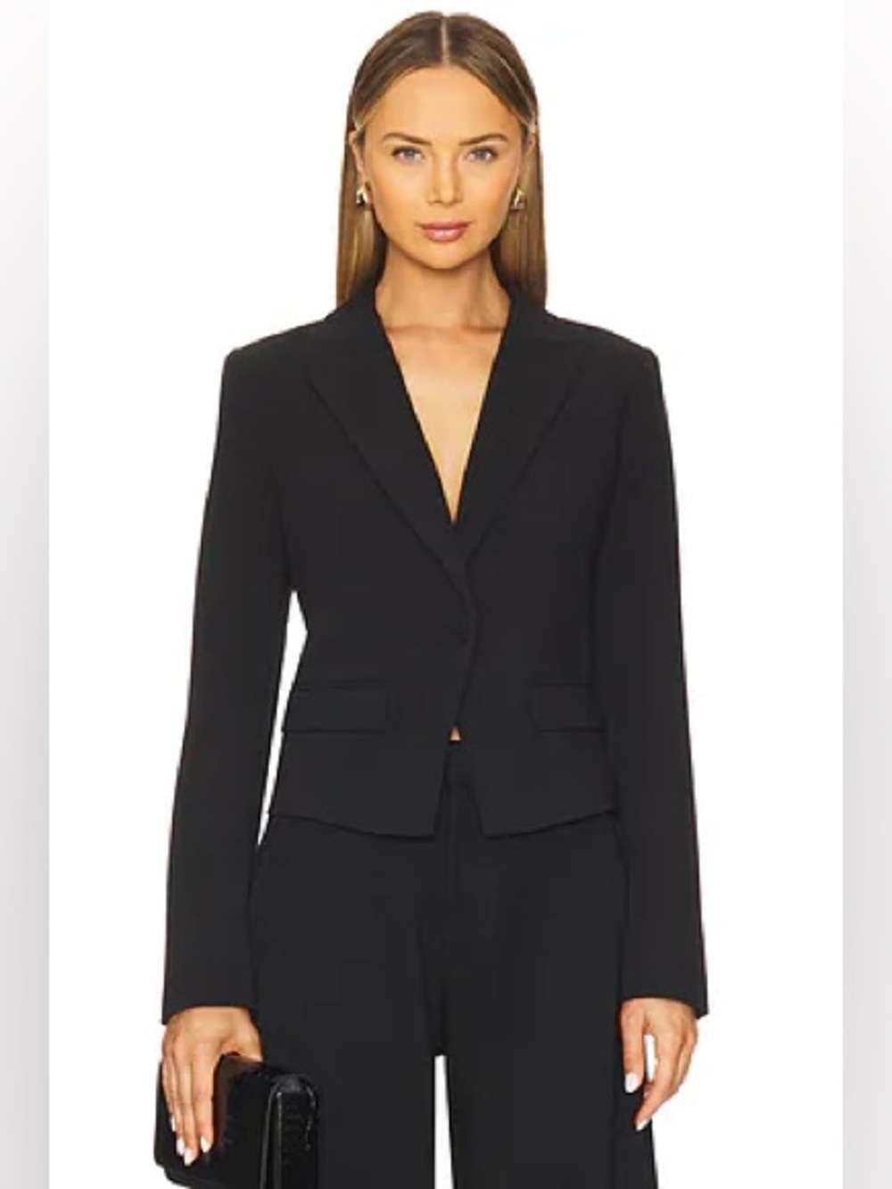 Favorite Daughter The Short Favorite Blazer in Black Classic Tailored Jacket NWT